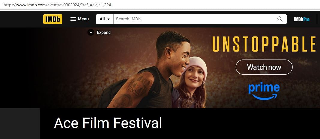 IMDb Award Qualifying Event